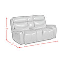 Aruba - Power Motion Loveseat With Power Headrest And Console