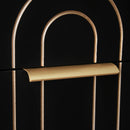 Modern 6 Drawer Dresser, Modern Dresser With Metal Handles, Storage Chest Of Drawer, Wide Dresser Drawer Organizers With Carving Design For Bedroom, Living Room, Hallway - Black