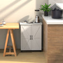 Exquisite Craftsmanship Rice Door Storage Cabinet, Large Capacity - White