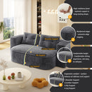 Convertible Floor Sofa Bed With Multi Functional Blanket