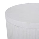 Outdoor Patio End Table - Antique White