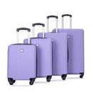 Luggage 4 Piece Lightweight Suitcase With Rotating Wheels With Tsa Lock,