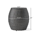 Outdoor Wicker Patio Side Table