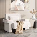 Modern Oversized Armchair With Soft Cushion For Living Room
