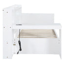 Daybed With 3 Drawers USB Ports And Desk