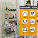 Premium 5 Tier Glass Display Case With 5 Dynamic LED Modes