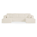 Modern Minimalist U - Shape Modular Sectional Sofa