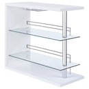 Prescott - Rectangular 2-Shelf Bar Unit - Atlantic Fine Furniture Inc