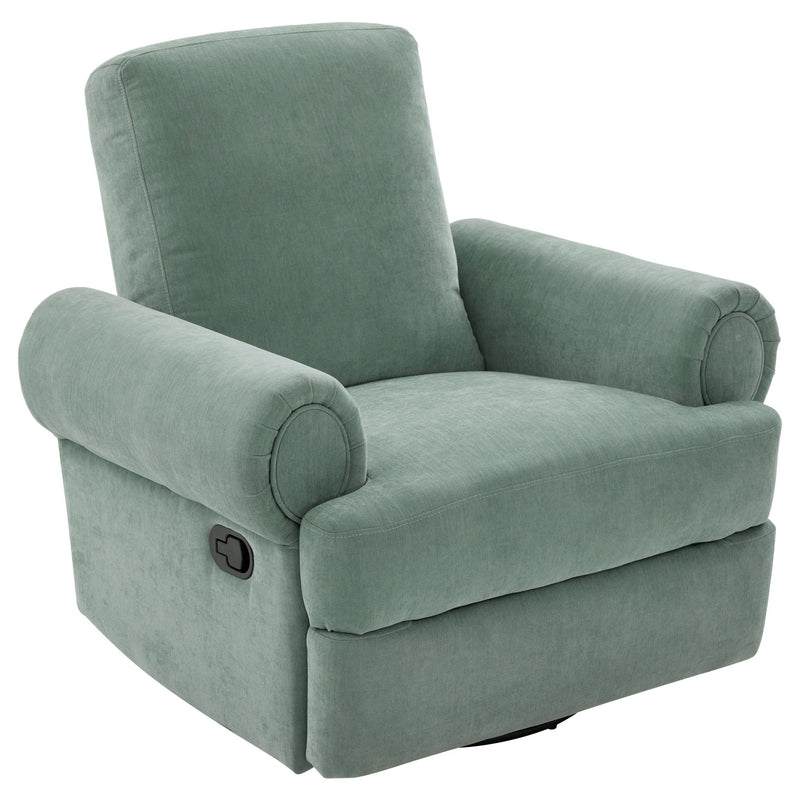 Manual Swivel Recliner Rocker Chair With Adjustable Backrest