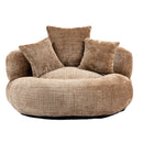 Lazy Sofa High Back Bean Bag Chair Couch With 3 Pillows