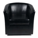 Melodize - Swivel Club Chair With Barrel Shape Design