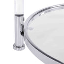 Contemporary Round Tempered Glass Table