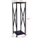 Decorative Firewood Storage Log Rack Holder For Outdoor Indoor Fireplace Fireplace Storage Log Rack Holder Wood Storage Logs Holder Fireside Holders - Black