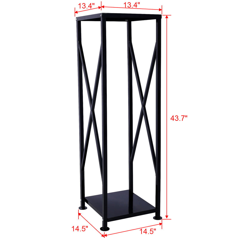 Decorative Firewood Storage Log Rack Holder For Outdoor Indoor Fireplace Fireplace Storage Log Rack Holder Wood Storage Logs Holder Fireside Holders - Black