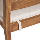 Outdoor Armless Dining Chair With Cushions