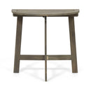 Outdoor Half Round Folding Acacia Wood Bistro Table