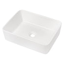 Modern European Design Ceramic Rectangular Vessel Bathroom Sink