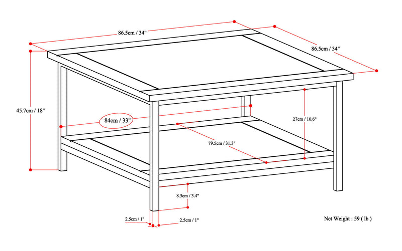 Skyler - Handcrafted Multipurpose Table