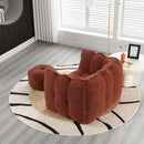Soft Chenille Bean Bag Chair With High Resilient Foam