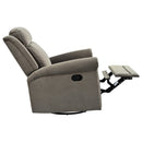 360 Degrees Swivel Recliner Manual Rocking Recliner Home With Adjustable Backrest