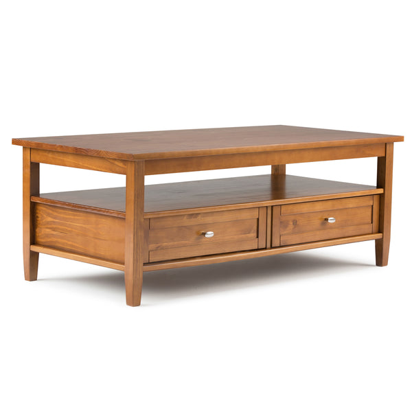 Warm Shaker - Coffee Table - Light Golden Brown