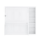 Sturdy Murphy Bed With Desk And Bookshelf