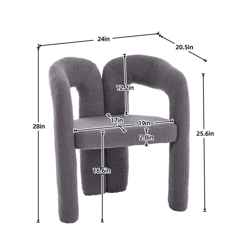 Coolmore Contemporary Designed Accent / Dining Chair With Armrests