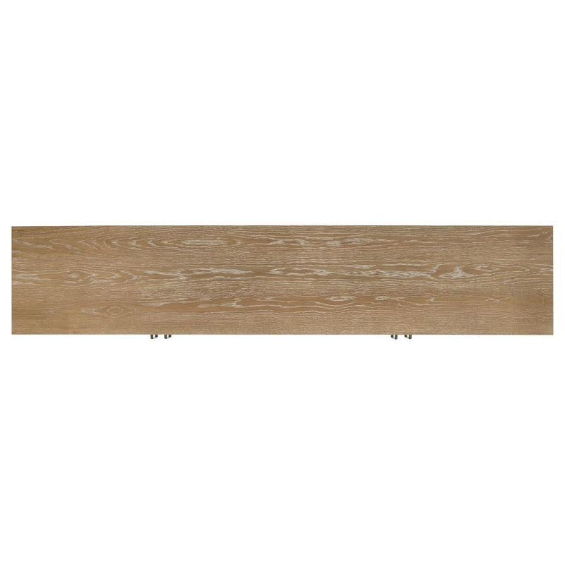 Brenham - 79" 4-Door TV Stand Media Console - Washed Oak