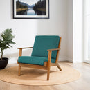 Connor - Modern Genuine Leather Lounge Chair