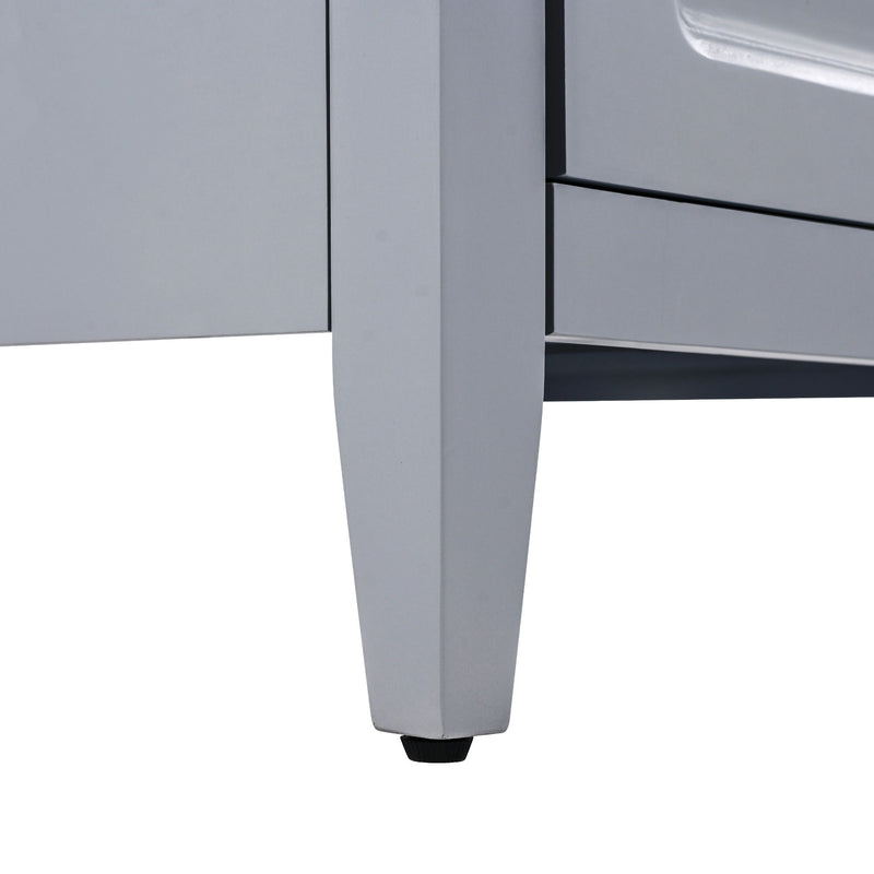 Modern Bathroom Vanity With Sink, Functional Drawer, Soft- Closing Door