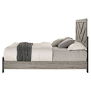 Mari - Queen Bed - Light Gray Finish
