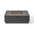 Modern Square Fire Pit With 50,000 Btu