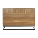 Modern 7 Drawer Dresser Cabinet - Walnut