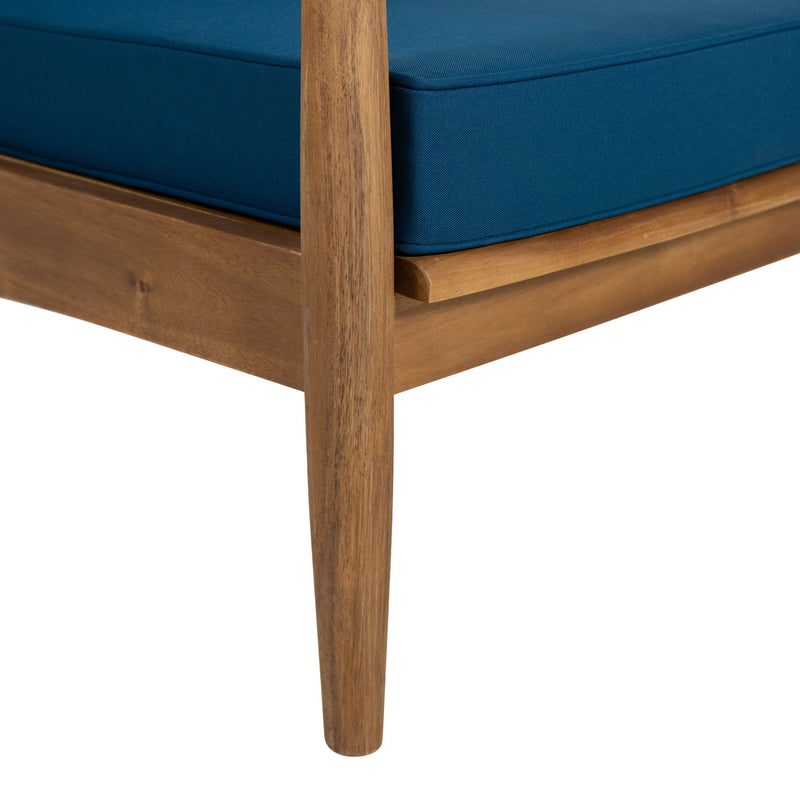 Emmry - Outdoor Acacia Wood Club Chair