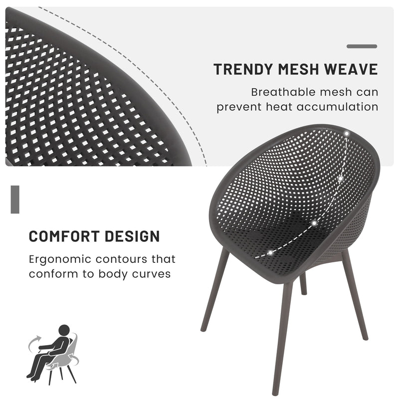 2 Pack Lounge Chair Set & Folding Square Table