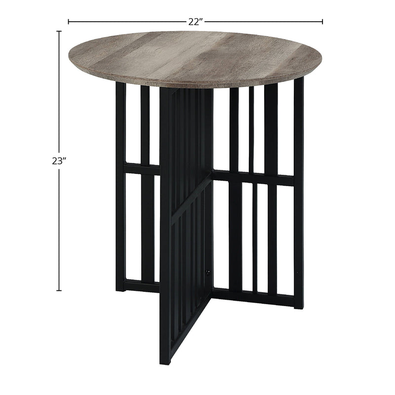 Zudora - End Table - Black / Oak