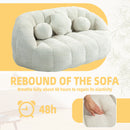 Bean Bag Lazy Sofa Durable Comfort Lounger High Back Bean Bag Chair Couch