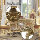 Bernadette - Dining Table - Gold Finish - 32" - Atlantic Fine Furniture Inc