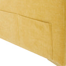 Modern L - Shape Convertible Sectional Sofa With Movable Ottoman