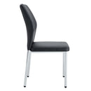 Luxury Simple High Resilience Dining Chair With Metal Legs