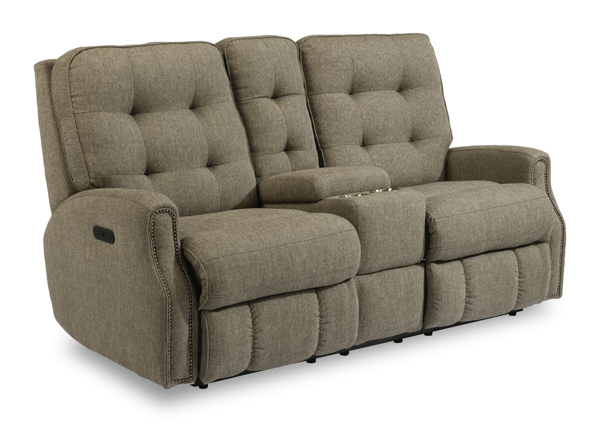 Devon - Reclining Loveseat, Nailhead Trim