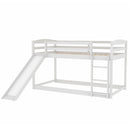 Durable Bunk Bed With Convertible Slide And Ladder