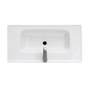 Modern Freestanding Bathroom Vanity With Ceramic Sink, Hot And Cold Faucet, Storage Cabinet & Open Shelf