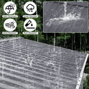 Outdoor Storage Shed Large Metal Tool Sheds, Heavy Duty Storage House With Sliding Doors