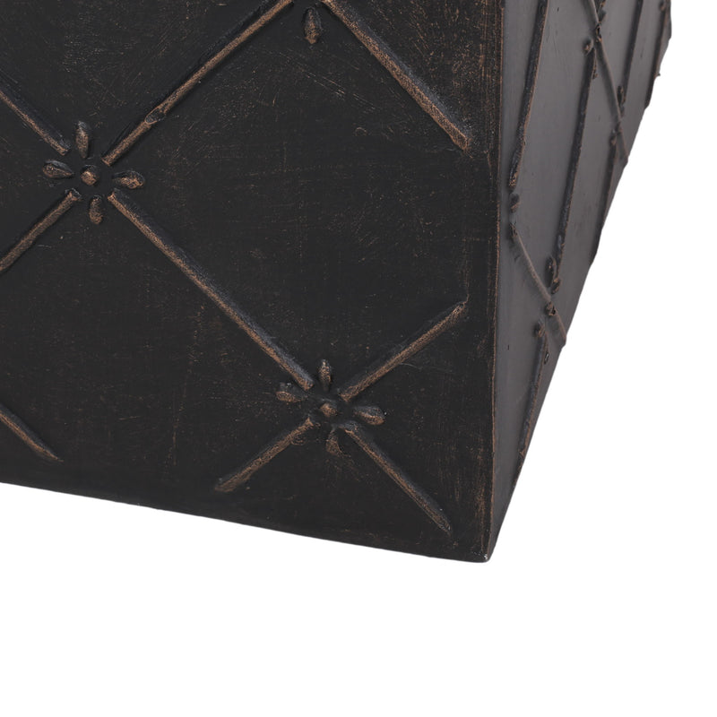 Outdoor Lightweight Concrete, Side Table - Copper