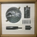 10 Pieces Luxury Natural Marble Dining Room Accessories Set