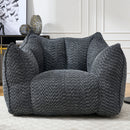 Comfortable Chenille Sofa Chairs With Highly Resilient Foam For Living Rooms And Bedrooms