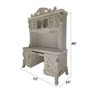 Dresden - Computer Desk & Hutch - Beige - Atlantic Fine Furniture Inc