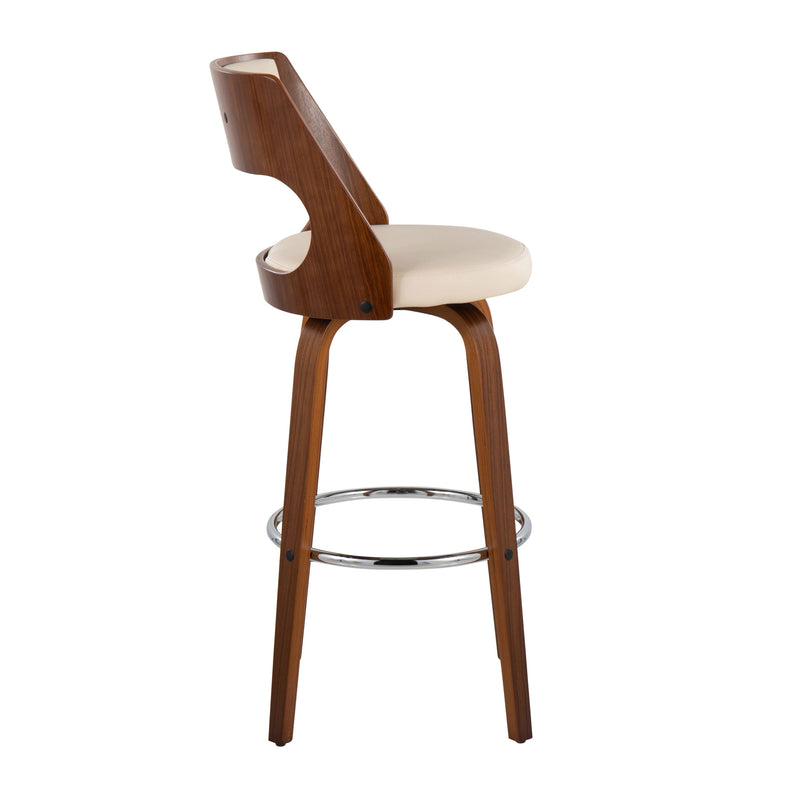 Cecina - Mid Century Modern Barstool With Swivel (Set of 2)