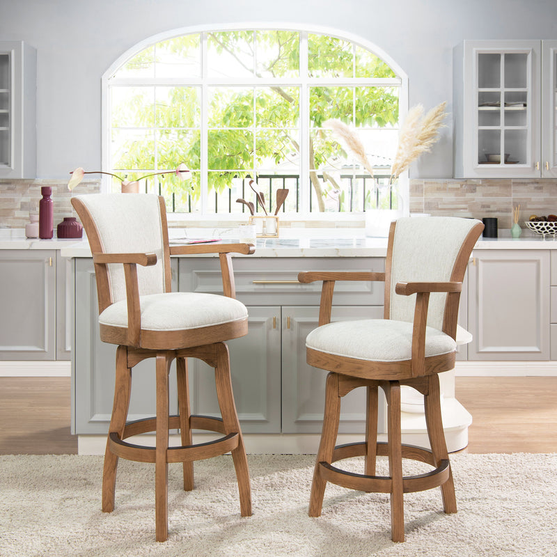 Williams - Swivel Bar Stool With Armrests